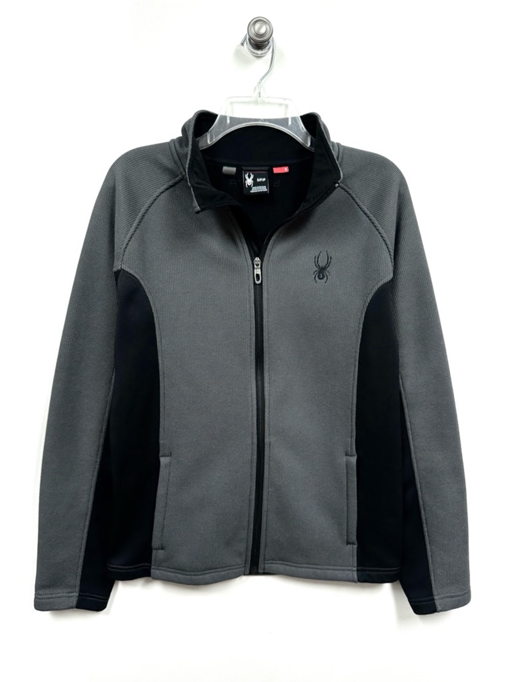 Spyder Men’s Constant Stryke Full Zip Sweater Jacket • Gray • Sz S • EUC